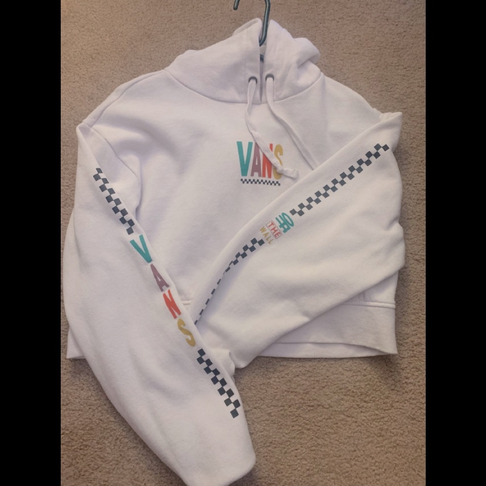 Cropped vans hoodie
